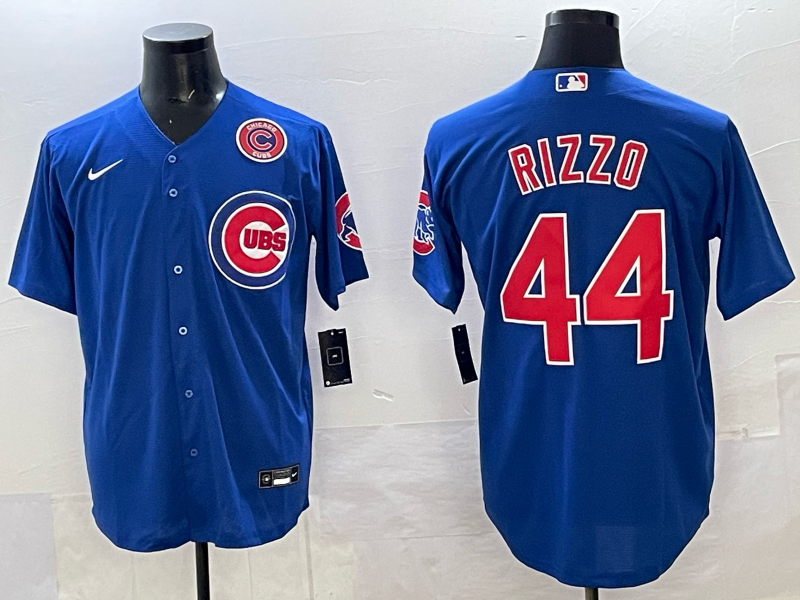 Men Chicago Cubs #44 Rizzo blue Nike MLB 2025 jersey 005->chicago cubs->MLB Jersey